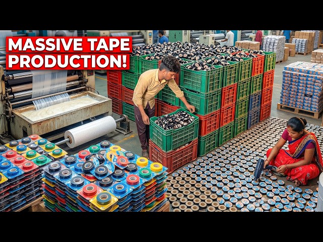 The Complete Manufacturing Process of Electrical Tape