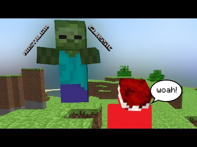 The Old Giant Mob in Minecraft Indev 0.31 #shorts