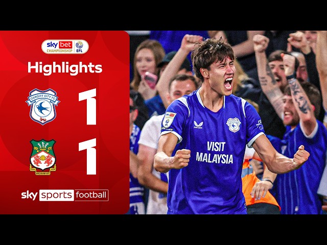 Colwill scores STUNNING last minute free-kick! 🔥 | Cardiff 1-1 Wrexham | EFL Highlights