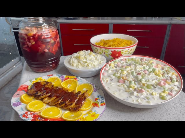 CENA NAVIDEÑA FÁCIL CON $1000 Y SIN HORNO | plato fuerte, guarnición, postre 🎄