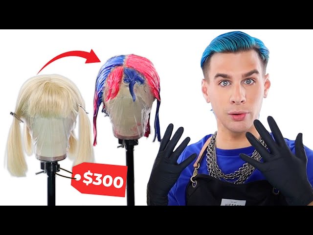 Ruining a $300 Wig!? (My Attempt at Checkered Hair)