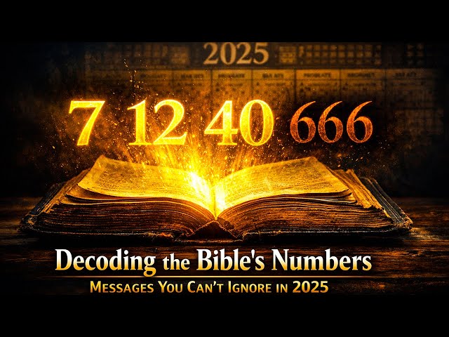 “Decoding the Bible’s Numbers: Messages You Can’t Ignore in 2025”