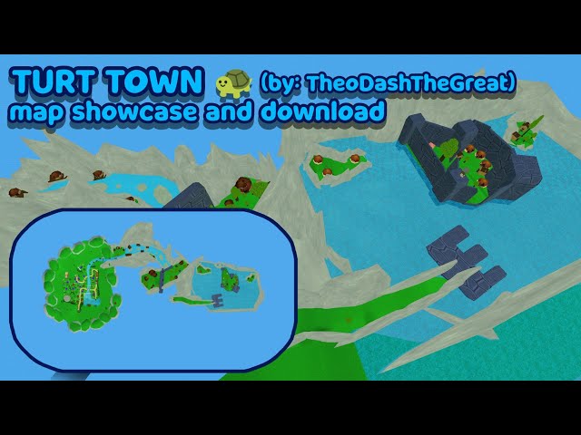 Turt town 🐢 (made by: TheoDashTheGreat) | map showcase and download