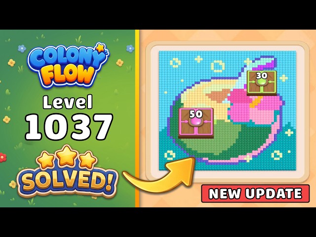 Colony Flow! Level 1037 Walkthrough 🐜 | ABI GAMES Solution & Gameplay 🧩 (New Update)