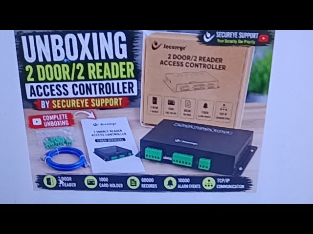 Secureye Access Control Unboxing Coming Soon..