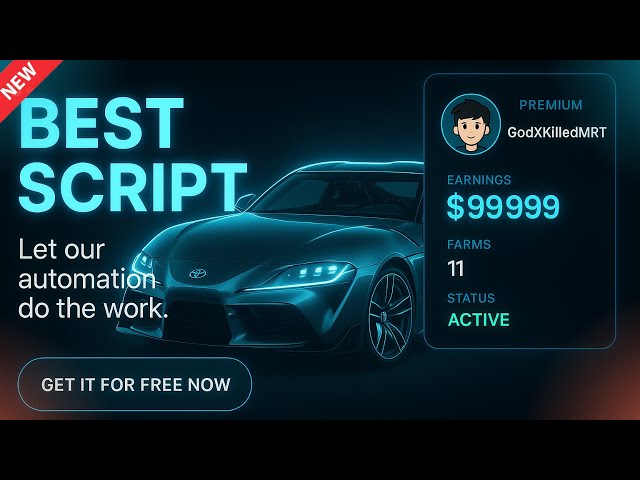 Midnight Racing Tokyo Script (1 million cash in 2min)
