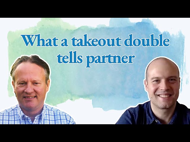 What a takeout double tells partner