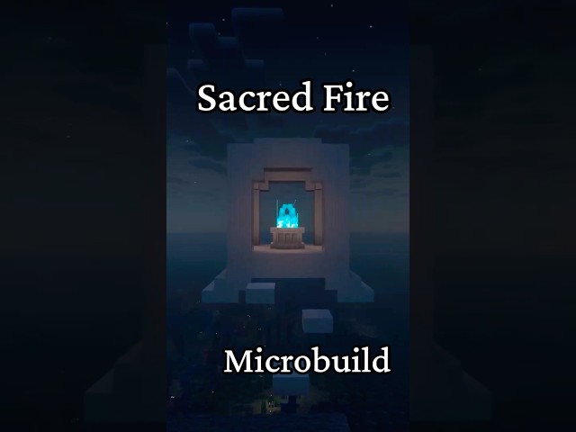 A sacred fire! #minecraft