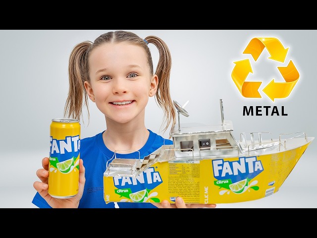 🚂 Recycling Challenge with Stephi, Dasha & Alex! Making Cool DIY Toys for Kids 🌍