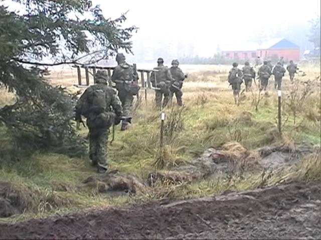 Manöver Dänische Armee Truppenübungsplatz Oksbol November 2002 Leopard 1 DK M113 G3 Army Teil 9