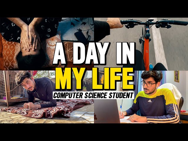 A day in the life of a Computer Science Student ✅ | How many hours to code? | Placement preparation
