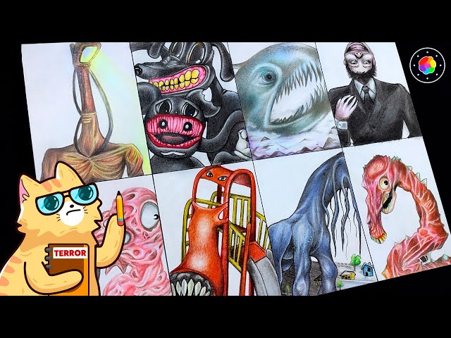 Drawing CREATURES of TREVOR HENDERSON & LEOVINCIBLE (Day 17, Cartoon Mouse, ...) #2 | PlastiVerse