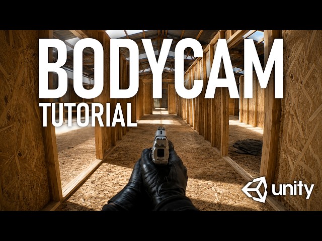 Unity Realistic Bodycam FPS Controller Tutorial - Quick setup and Gameplay