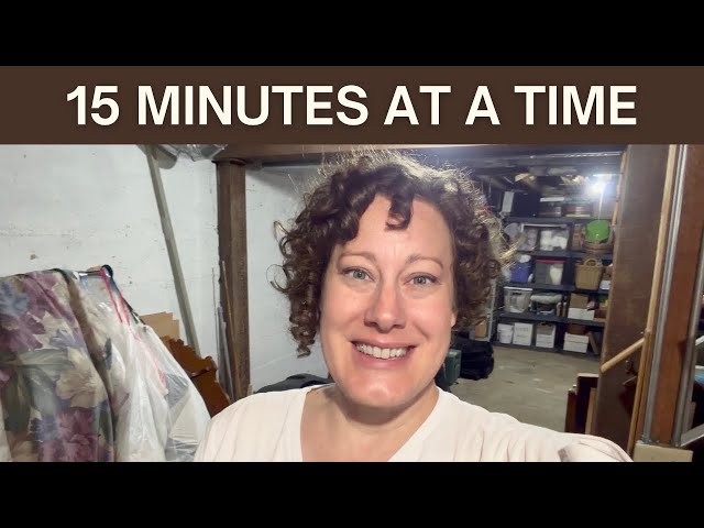 Decluttering My Basement: 15-Minute Sessions | Work Along With Me