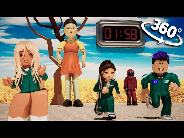 Red Light Green Light: Survive the Doll's Gaze | 360° Roblox Squid Game VR