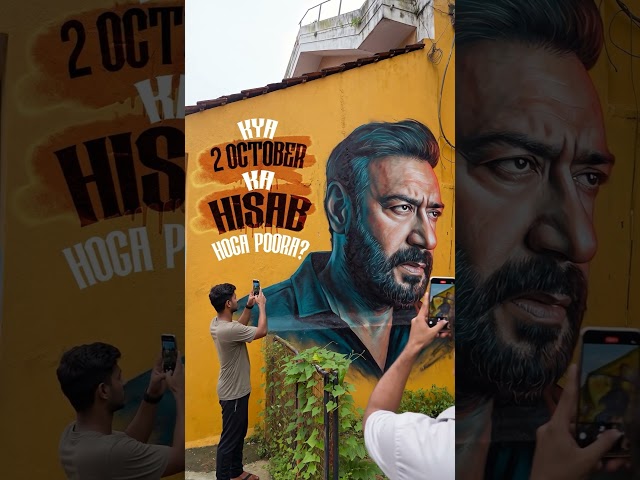 Graffiti Mural Art | Drishyam The Conclusion | In Cinemas October 16