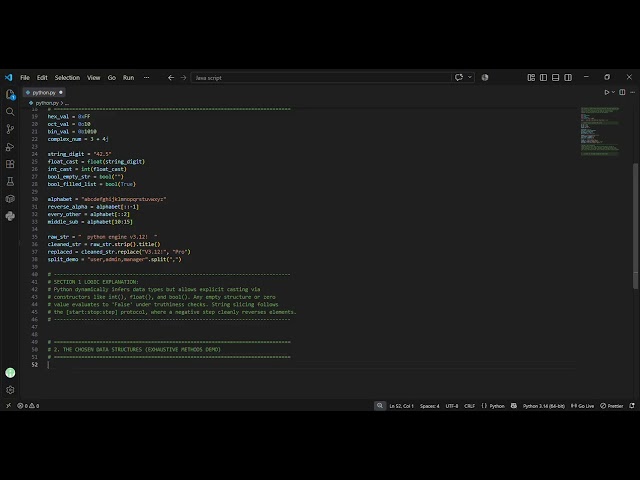 The python's all basics  and ds fundamentals covered up