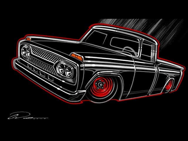 Toyota Stout Art Work | Pinstripe Chris