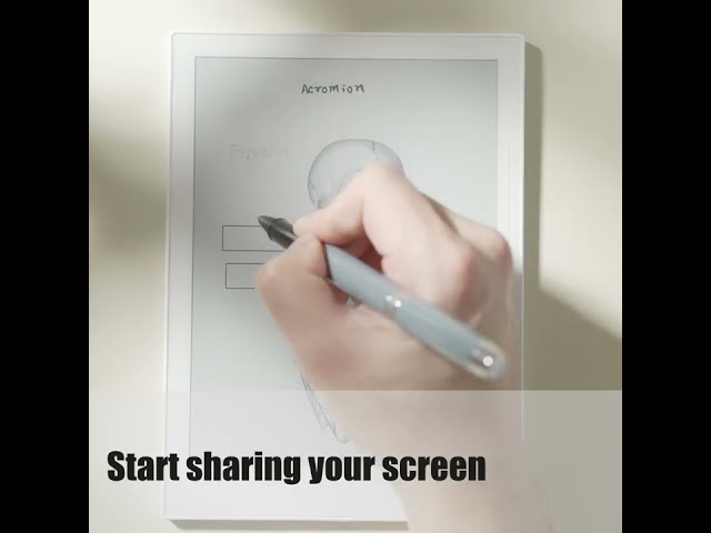 How to share your screen from Supernote
