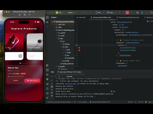 Flutter 3D Carousel UI Tutorial 🔥 | Build Premium App Design (Step by Step)