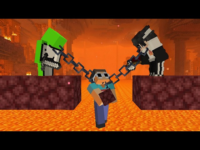 Minecraft, But We're Chained Together
