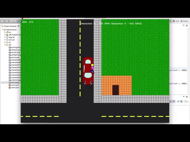 Making A Java Game Using Slick2D Ep 15 Drivable Car