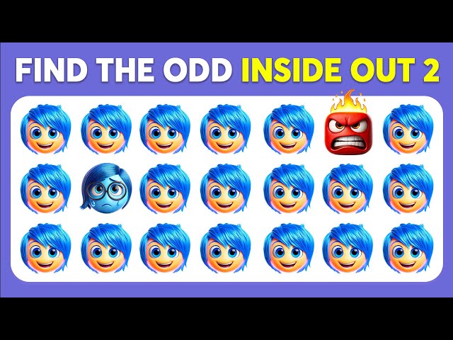 Find the ODD One Out INSIDE OUT 2 Edition | INSIDE OUT 2 Movie Quiz | Daily Quiz