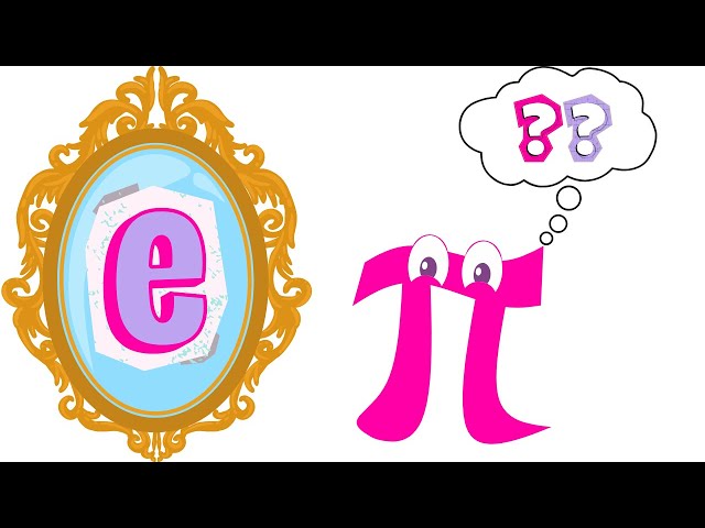 how pi and e are mirrors of each other.