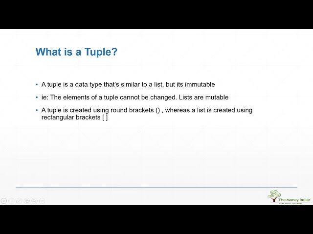 12. Tuples in Python - I
