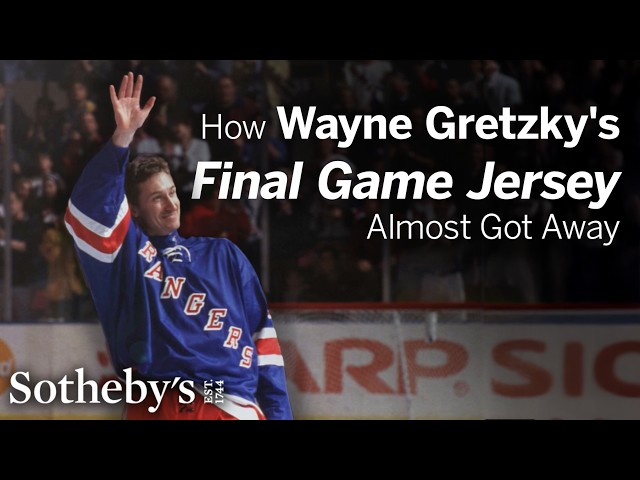 How Wayne Gretzky’s Final Game Jersey Almost Got Away | Brahm Wachter Shares His Sotheby’s Story