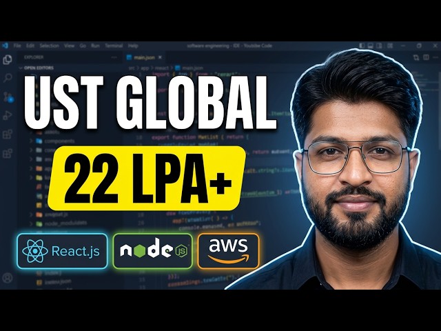 UST Global Full Stack Developer Interview Experience & questions | React + Node + AWS | 22LPA+