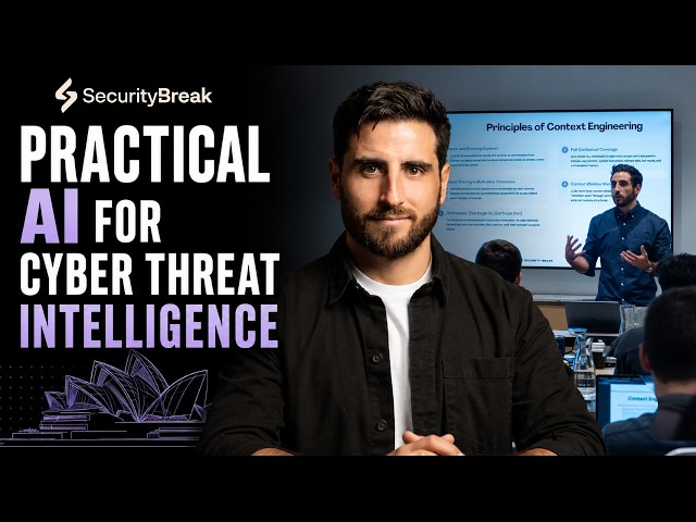 Practical AI for Threat Intelligence | Training Showcase