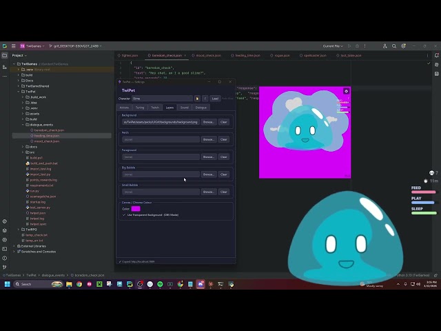 TwiPet Walkthrough, An interactive pet for your Twitch stream