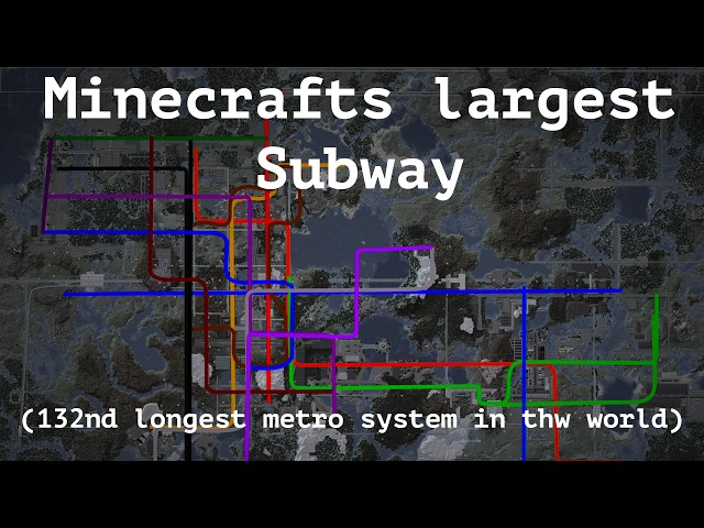 We accidentally built Minecraft’s largest metro system