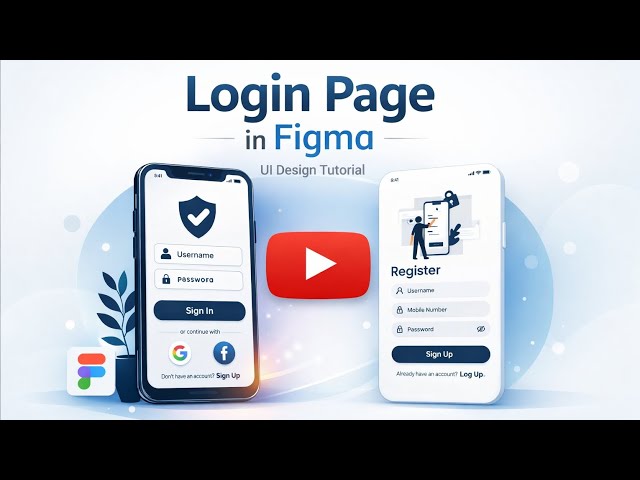Create a SIGN IN Page in Figma | UI Design Tutorial