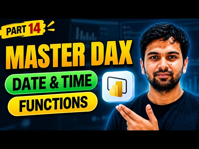 Power BI DAX Queries in Hindi | Part 14 | DAX Date & Time Functions | Calendar Table Explained