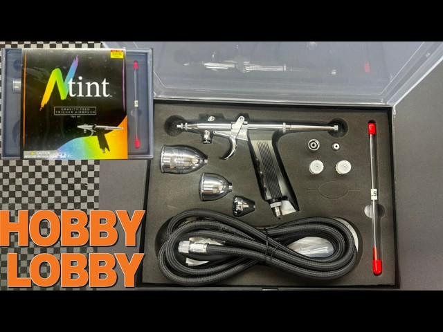 Testing Hobby Lobby’s $38.99 NTint Gravity Feed Trigger Airbrush | Any Good?