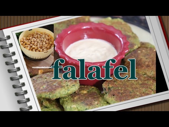 FALAFEL Recipe - Homemade, Vegan Chickpea Patties! BAKED
