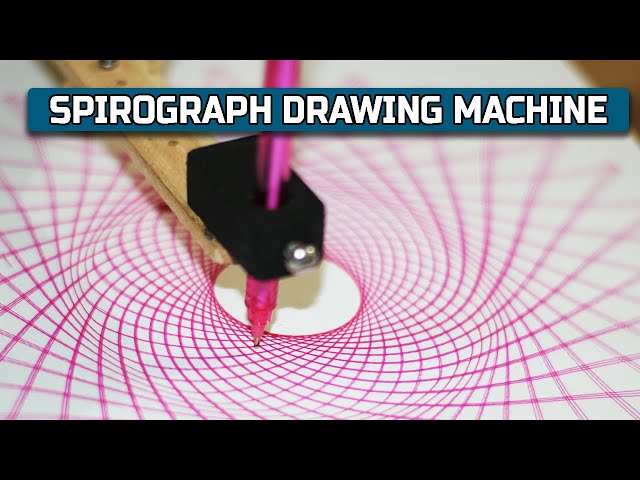 DIY Arduino based spirograph drawing machine