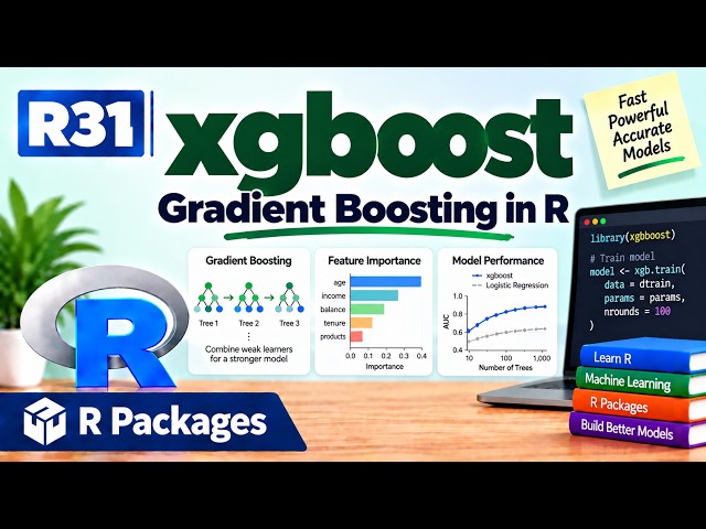 R31 | xgboost — Gradient Boosting in R | R Packages | Uplatz