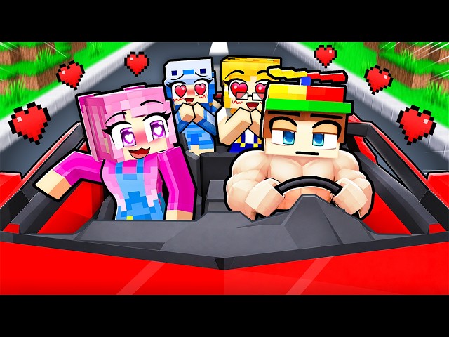 Johnny did a ROADTRIP with His Girlfriends in Minecraft