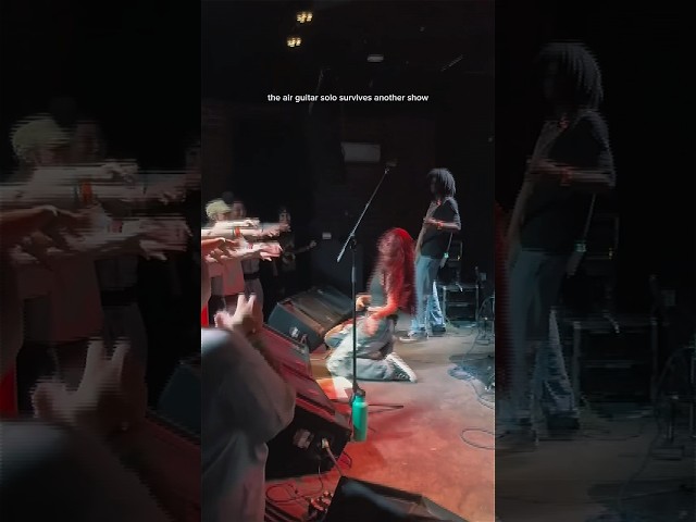 the air guitar solo lives on