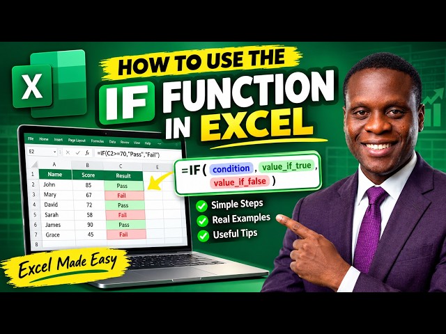 IF Function in Excel Tutorial