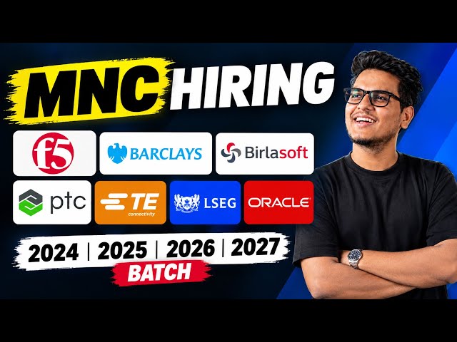 Latest IT Jobs 2027 | Software Engineer, Data Engineer, Java, SRE & Cloud Jobs | MNC Hiring