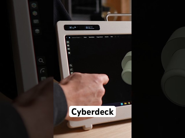 This Cyberdeck Controls My 3D Printers #tech #3dprinterupgrade #maker #diy #cyberdeck #khadas