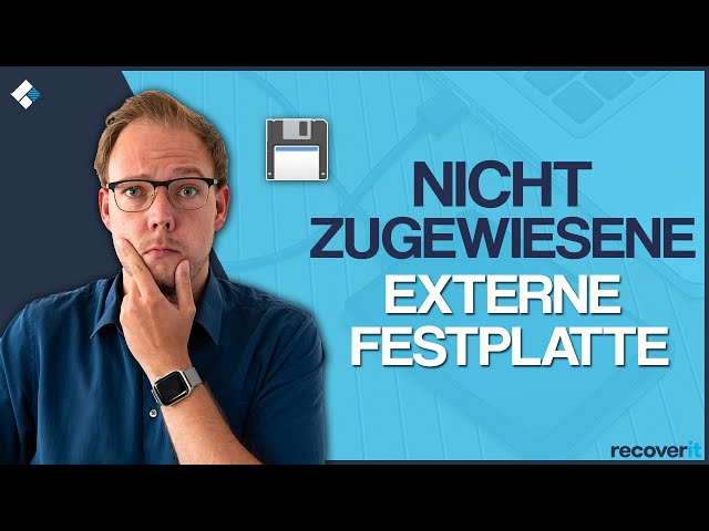 Festplatte nicht zugeordnet, wie repariert man?