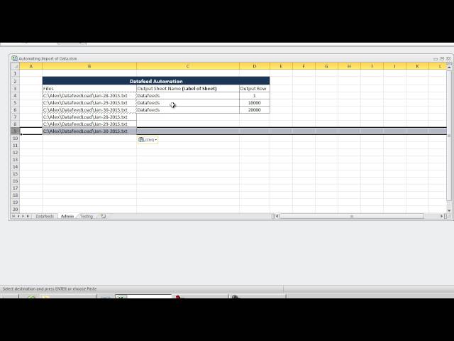 Automating Importing Multiple CSV Text Files - VBA Excel 2010