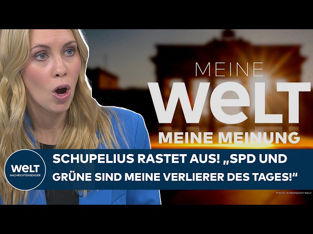 BERLIN SHAKES: Left-wing scandal! Schupelius snaps! "SPD and the Greens are my losers of the day!"