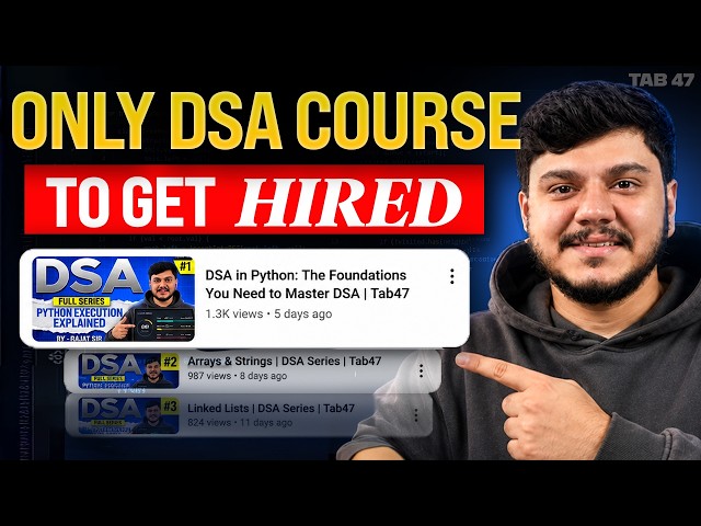 DSA Decoded: Everything You’ll Learn to Crack Coding Interviews in 2026 | Tab47