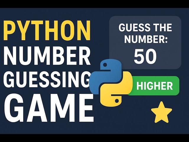 Python Number Guessing Game | Beginner Python Project